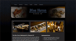 Desktop Screenshot of blueheronfood.com